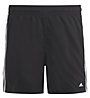 adidas 3 Stripes - costume - bambino, Black/White