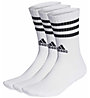 adidas 3s C Spw Crw 3p - calzini lunghi, White