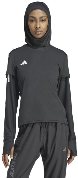 adidas Adizero W - Laufshirt Langarm - Damen, Gr. M