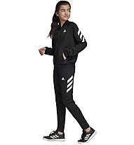 black and white adidas tracksuit kids