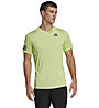 adidas Club 3-Stripe - T-shirt tennis - uomo, Light Green/Black