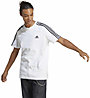 adidas Essentials Single Jersey 3 Stripes - T-shirt - uomo, White
