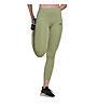 adidas FastImp 7/8 T - pantaloni running - donna, Light Green