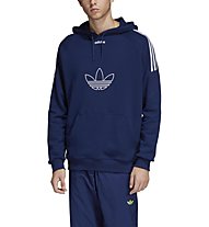 blue adidas trefoil hoodie