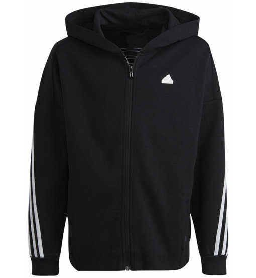 adidas Future Icons 3 Stripes Full Zip Jr - felpa con cappuccio - ragazzo