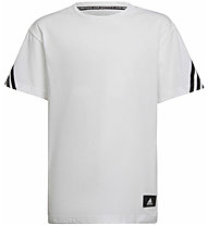 adidas B Future Icons 3S - T-Shirt - Jungs , White