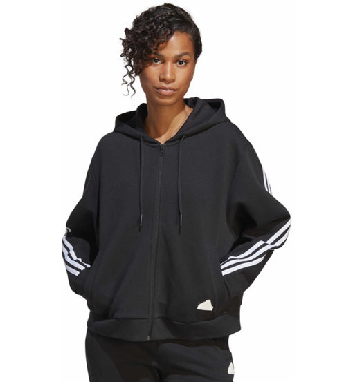 adidas Future Icons Three Stripes Full Zip W - felpa con cappuccio - donna