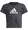 adidas G Fi Aop - T-shirt - ragazza, Black