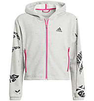 adidas G Hooded Co TS - Trainingsanzug - Mädchen , Grey