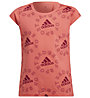 adidas G Logo T Ess - T-shirt fitness - bambina, Red