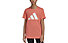adidas Logo - T-Shirt Fitness -Damen, Orange