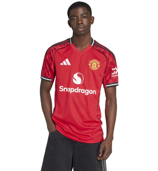 Camiseta de Fútbol adidas Manchester United H 25/26 Hombre Rojo