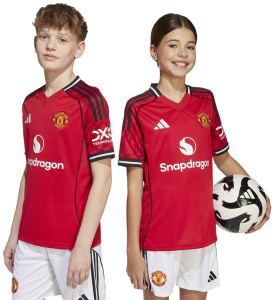 adidas Manchester United FC 25/26 Home Jr - Fußballtrikot - Jungs, Gr. 9-10A