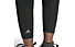 adidas Optime Training Shiny Full Length - pantaloni fitness - donna, Dark Green