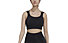 adidas Powerimpact Training Medium-Support Shiny - reggiseno sportivo a supporto medio - donna, Black