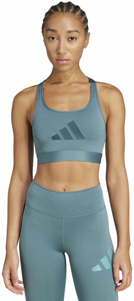 adidas Powerreact Big Logo Graphic W - Sport-BH leichter Halt - Damen, Gr. L