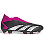 adidas Predator Accuracy.3 LL FG - scarpe da calcio per terreni compatti - uomo, Black/Purple