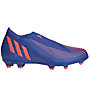 adidas Originals Predator Edge.3 LL FG Jr - scarpe calcio per terreni compatti - bambino, Blue/Orange