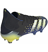 adidas Predator Freak .1 FG - Fußballschuh für festen Boden - Herren, Black/White/Blue/Yellow