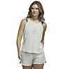 adidas Run for the Oceans W - top running - donna, Light Green
