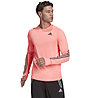 adidas Run Icon - maglia running a maniche lunghe - uomo, Pink
