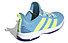 adidas Stabil JR - scarpe da ginnastica - bambino, Light Blue/Green