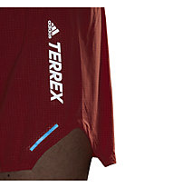 adidas Terrex Agravic Pro - kurze Trailrunninghose - Herren, Red