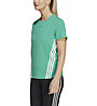 adidas Train Icons 3 Stripes W - T-Shirt - Damen, Green