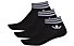 adidas Originals Trefoil Ank 3 Pack - Kurze Socken (3 Paare), Black