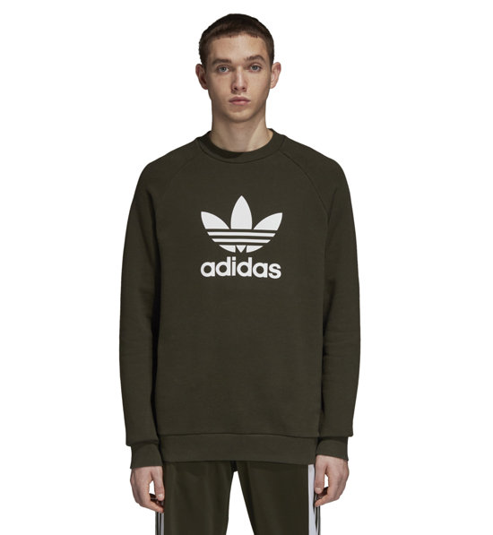 felpa adidas trefoil crew