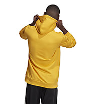 adidas trefoil hoodie yellow