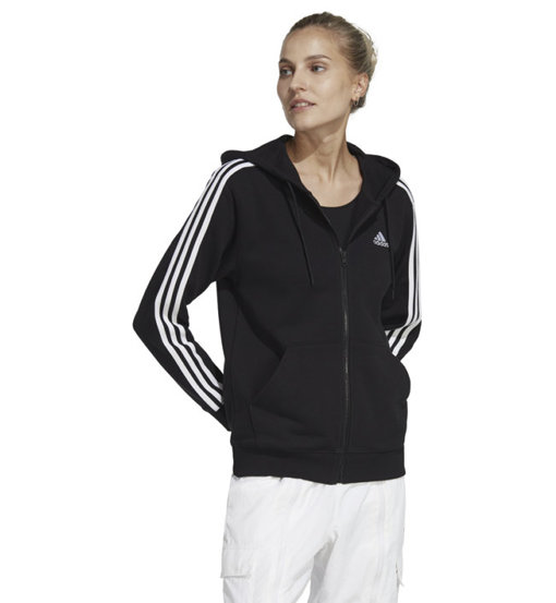 adidas 3 Stripes W - felpa con cappuccio - donna. Taglia M