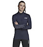adidas Xperior - maglia a maniche lunghe trail running - donna, Dark Blue