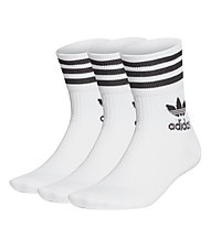 adidas Originals Mid Cut - lange Socken (3 Paar), White