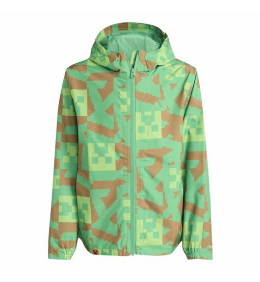 Adidas Terrex Minecraft Rain: Giacca Hardshell per Giovani Esploratori