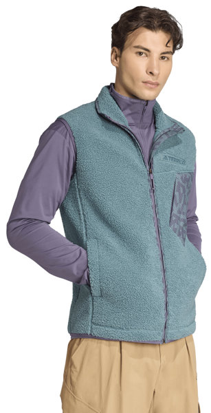 adidas Terrex Terrex Xploric High Pile Fleece M - Fleeceweste - Herren, Gr. S