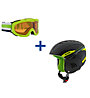 Alpina Carat + Ruby - set casco da sci + maschera da sci - bambino