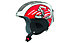Alpina Carat - casco sci - bambino, Red/Silver