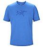 Arc Teryx Cormac Logo - T-Shirt - Herren, Light Blue