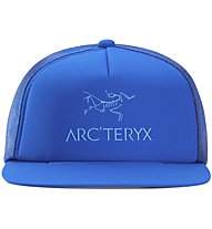 Arc Teryx Logo Trucker Flat - Kappe, Light Blue