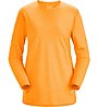 Arc Teryx Quadra Crew LS - maglia a maniche lunghe - donna, Orange