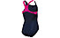Arena Logo Swim Pro Back - Schwimmanzug - Mädchen, Dark Blue/Pink