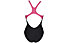 Arena Swim Pro Back Graphic - Badeanzug - Damen, Black/White/Pink