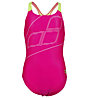 Arena Swim Pro Back Logo - costume intero - bambina, Pink/Green