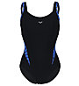 Arena W Bodylift Cloe Strap Back Panel - costume intero - donna, Black/Blue