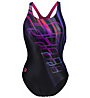 Arena W Shading Swim Pro Back - costume intero - donna, Black/Pink