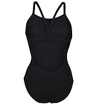 Arena W Swim Lightdrop Back Marbled - costume intero - donna, Black/Grey