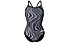 Arena W Swim Lightdrop Back Marbled - costume intero - donna, Black/Grey