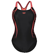 Arena W Swim Pro Back Graphic - Badeanzug - Damen, Black/Red