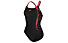 Arena W Swim Pro Back Graphic - costume intero - donna, Black/Red